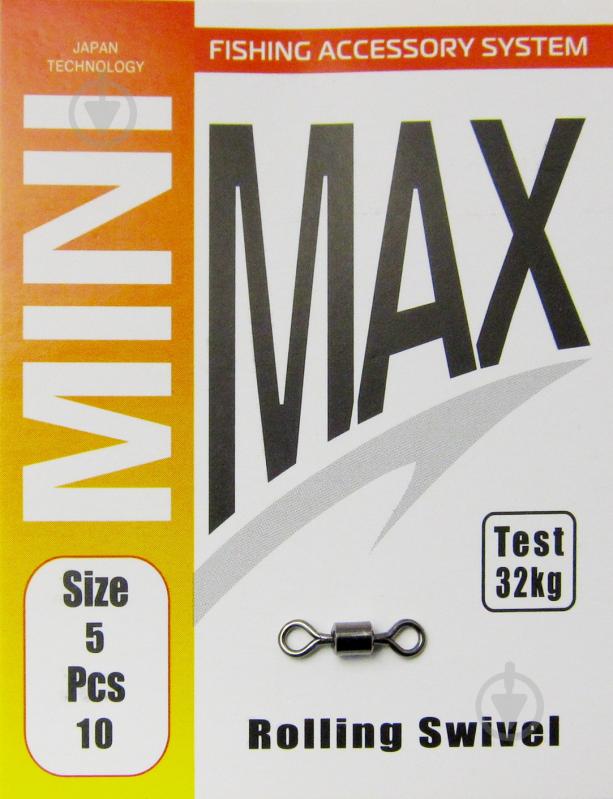 Вертлюг MiniMax Rolling Swivel 10 шт. YM-1001-5 - фото 1