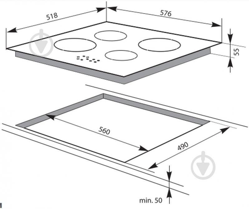 Варочная поверхность индукционная Hansa BHI 67303 - фото 6 Варочная поверхность индукционная Hansa BHI 67303 - фото 6