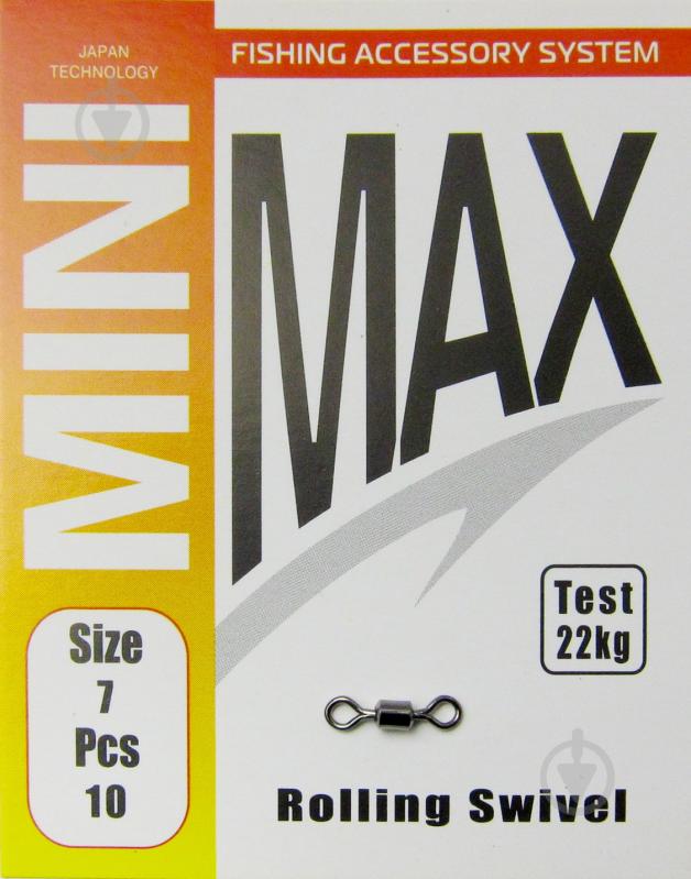 Вертлюг MiniMax Rolling Swivel 10 шт. YM-1001-7 - фото 1 Вертлюг MiniMax Rolling Swivel 10 шт. YM-1001-7 - фото 1