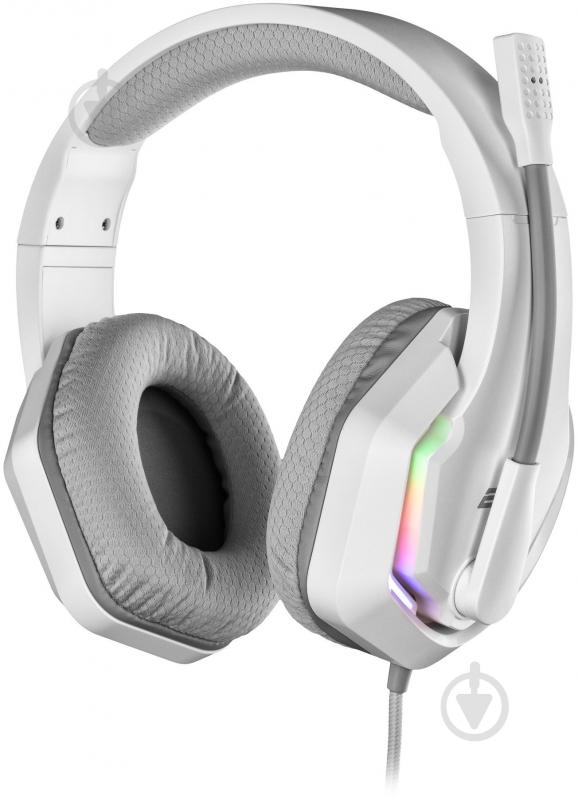 Гарнитура игровая 2E HG315 RGB USB 7.1 white (2E-HG315WT-7.1) - фото 4 Гарнитура игровая 2E HG315 RGB USB 7.1 white (2E-HG315WT-7.1) - фото 4