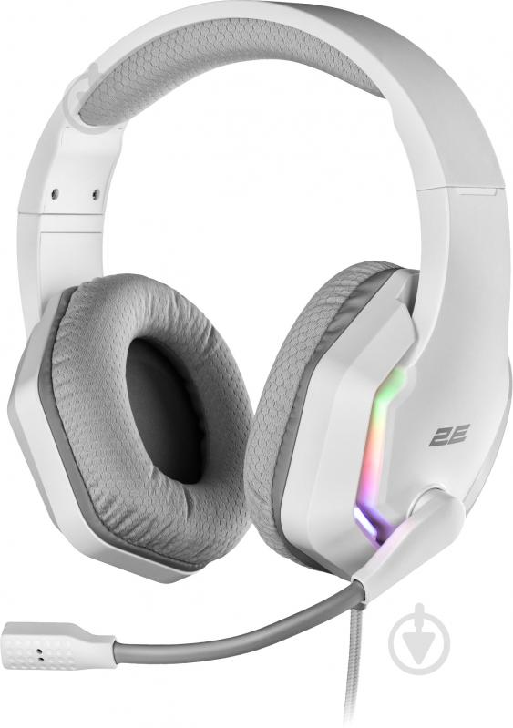 Гарнитура игровая 2E HG315 RGB USB 7.1 white (2E-HG315WT-7.1) - фото 1 Гарнитура игровая 2E HG315 RGB USB 7.1 white (2E-HG315WT-7.1) - фото 1