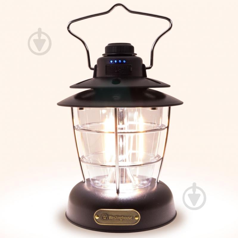 Фонарь Westinghouse RETRO 6W LED Filament WF241 Type-C 400 Lm черный WF241-CB(Black) - фото 2 Фонарь Westinghouse RETRO 6W LED Filament WF241 Type-C 400 Lm черный WF241-CB(Black) - фото 2