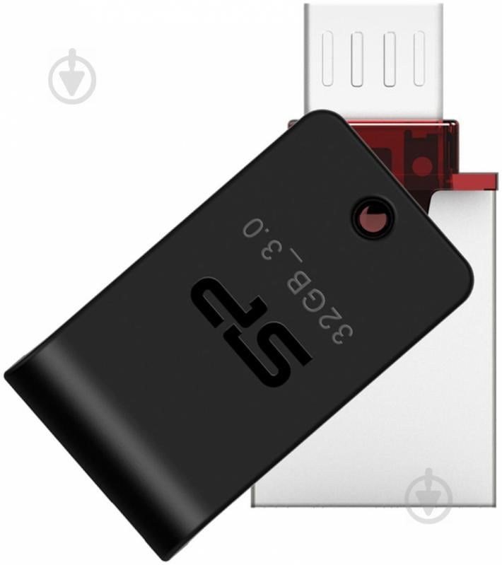 Флеш-пам'ять USB Silicon Power Mobile X31 32 ГБ USB 3.0 black (SP032GBUF3X31V1K) - фото 3