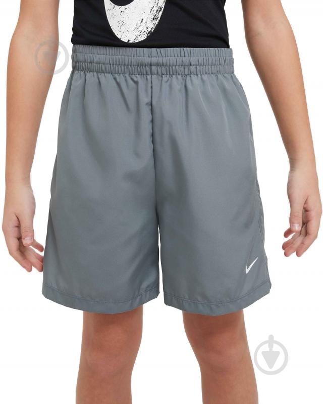 Шорты Nike B NK DF MULTI WVN SHORT DX5382-084 р. M серый - фото 1 Шорты Nike B NK DF MULTI WVN SHORT DX5382-084 р. M серый - фото 1