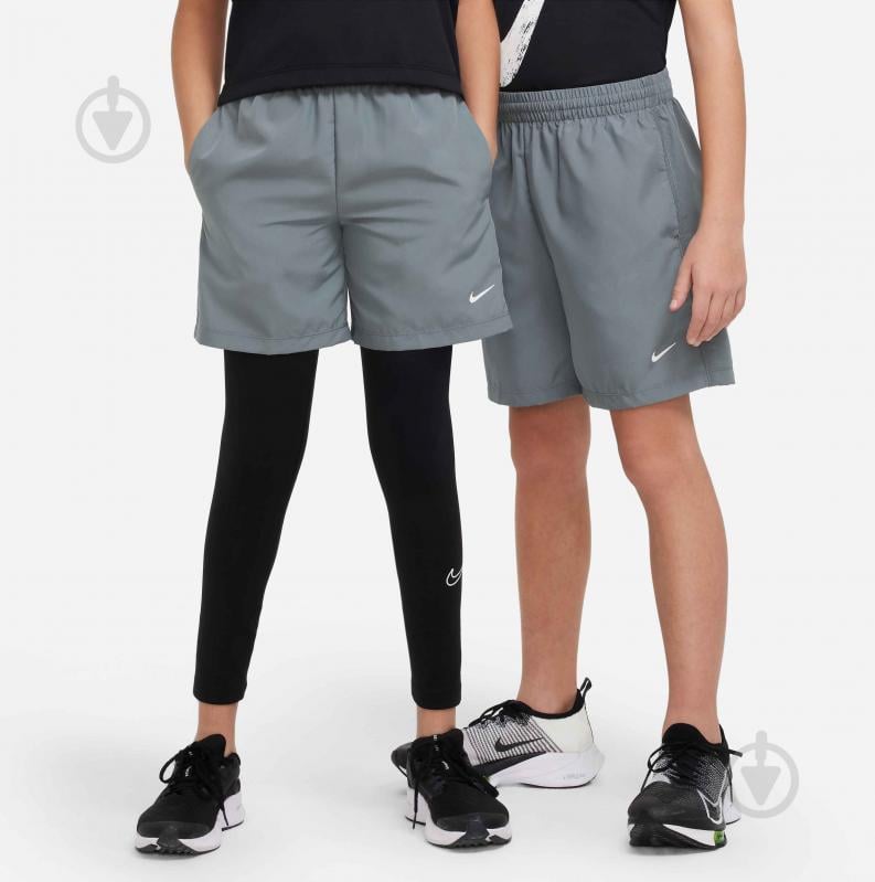 Шорты Nike B NK DF MULTI WVN SHORT DX5382-084 р. M серый - фото 5 Шорты Nike B NK DF MULTI WVN SHORT DX5382-084 р. M серый - фото 5