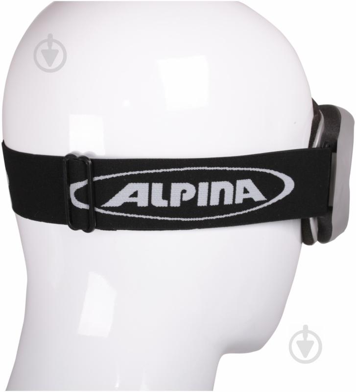 Гірськолижна маска Alpina® Free A7005-21 one size Free silver сірий із чорним - фото 3