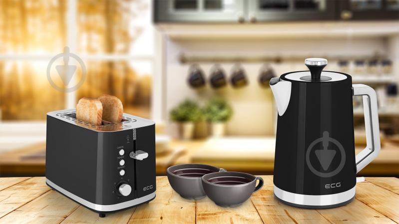 Тостер ECG ST 2766 Vintage Nero - фото 10