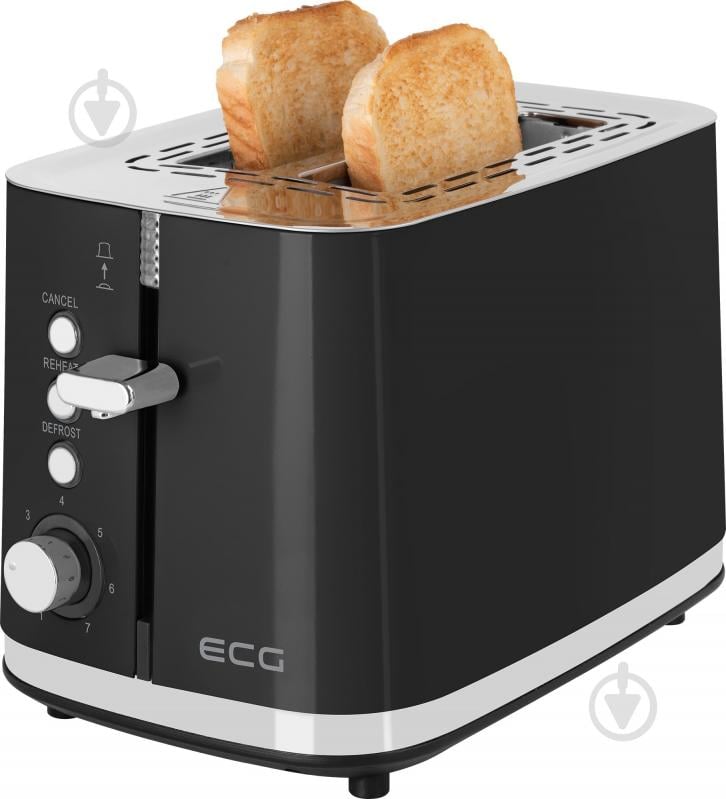 Тостер ECG ST 2766 Vintage Nero - фото 4