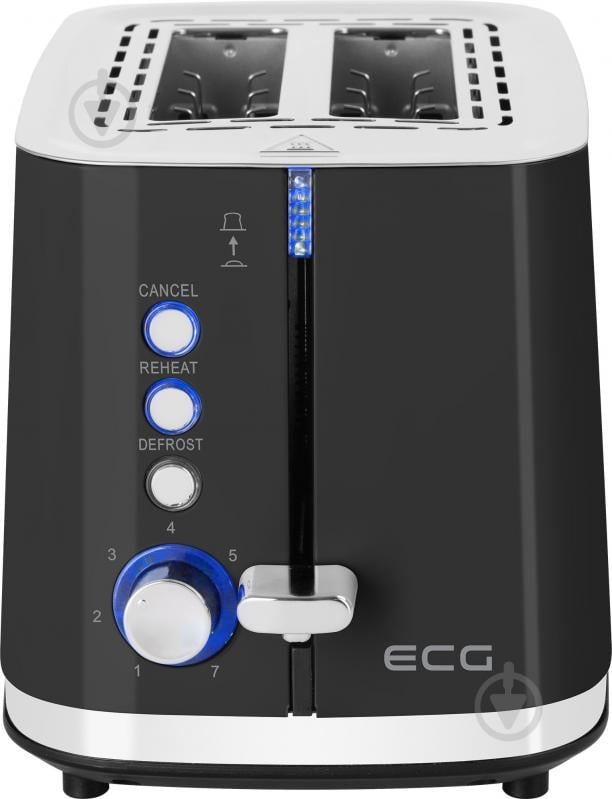 Тостер ECG ST 2766 Vintage Nero - фото 5