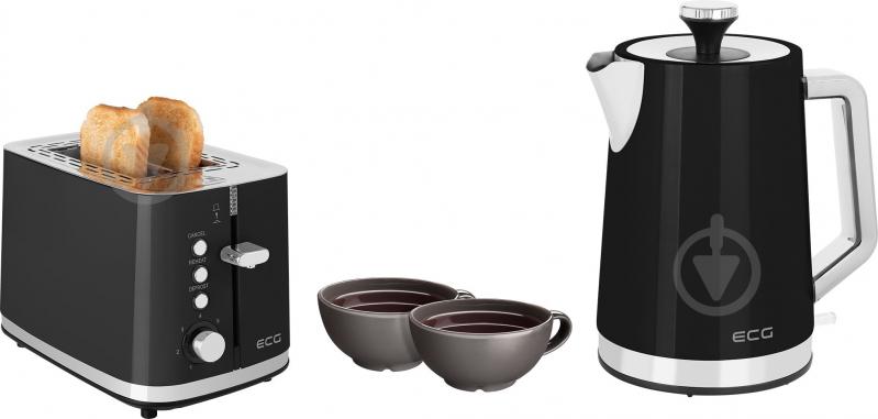 Тостер ECG ST 2766 Vintage Nero - фото 9