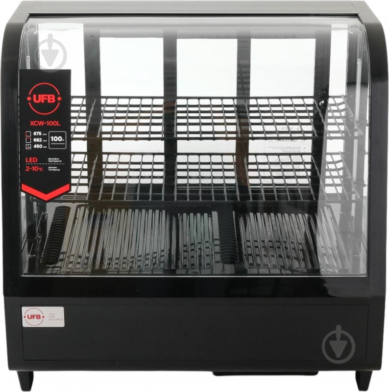 Витрина холодильная UFB XCW-100L черная - фото 2