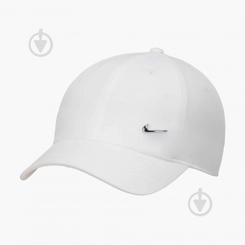 Кепка Nike DRI-FIT CLUB CAP U CB MTSWSH FB5372-100 L-XL белый - фото 1