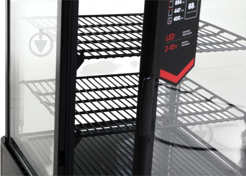 Витрина холодильная UFB XC-68L черная - фото 7