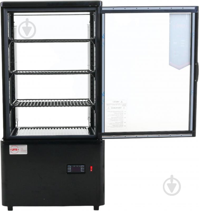 Витрина холодильная UFB XC-68L черная - фото 2