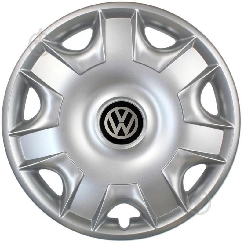 Ковпак для коліс SJS Volkswagen 301 R15" 4 шт. срібний - фото 1