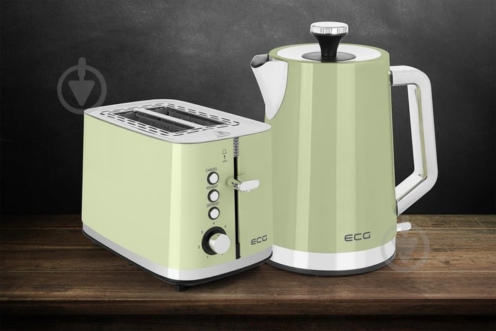 Тостер ECG ST 2766 Vintage Olive - фото 10