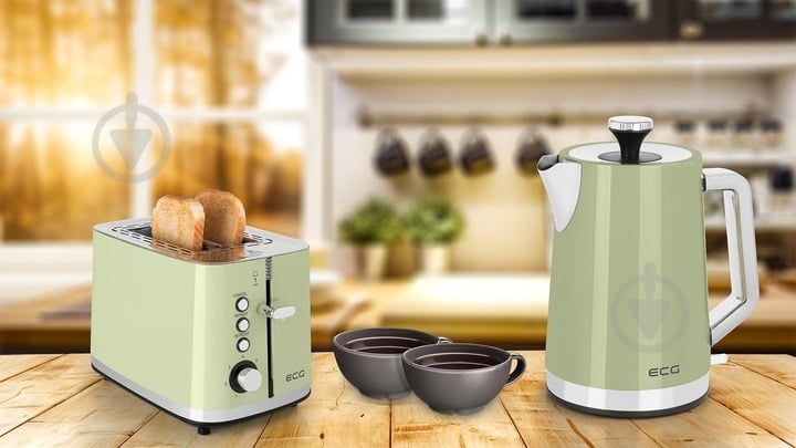 Тостер ECG ST 2766 Vintage Olive - фото 11