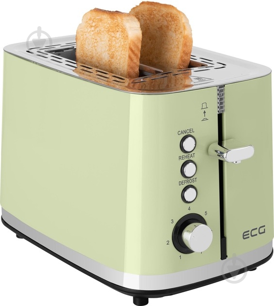 Тостер ECG ST 2766 Vintage Olive - фото 3