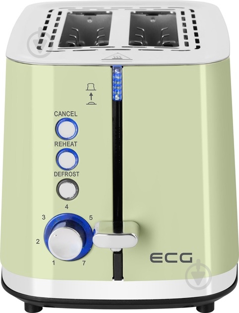 Тостер ECG ST 2766 Vintage Olive - фото 5