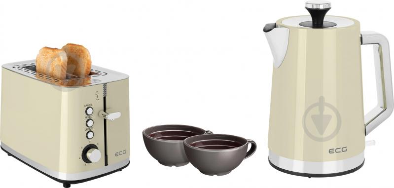 Тостер ECG ST 2766 Vintage Vanilla - фото 9