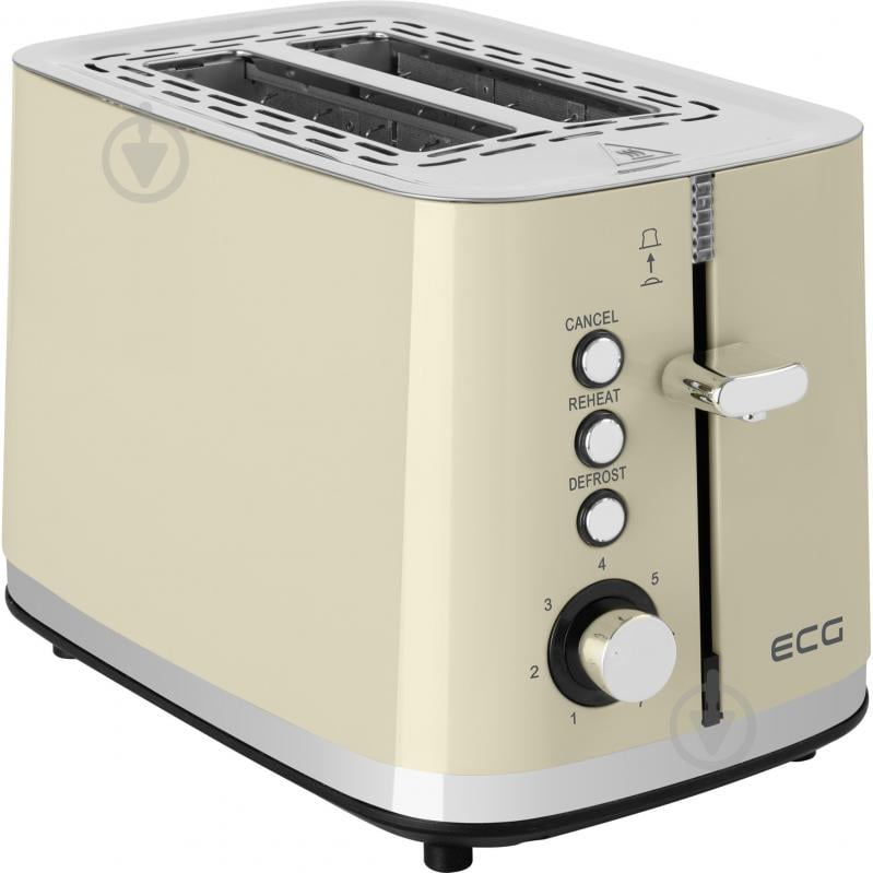 Тостер ECG ST 2766 Vintage Vanilla - фото 2