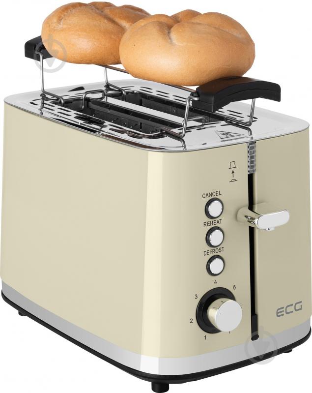 Тостер ECG ST 2766 Vintage Vanilla - фото 3