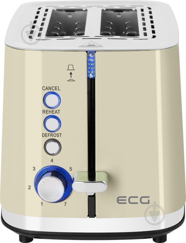 Тостер ECG ST 2766 Vintage Vanilla - фото 6
