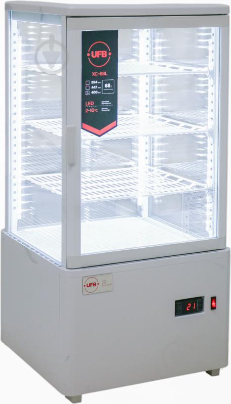 Витрина холодильная UFB XC-68L белая - фото 11