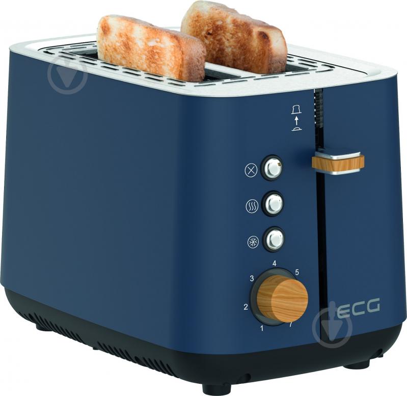 Тостер ECG ST 2768 Timber Petrol - фото 4