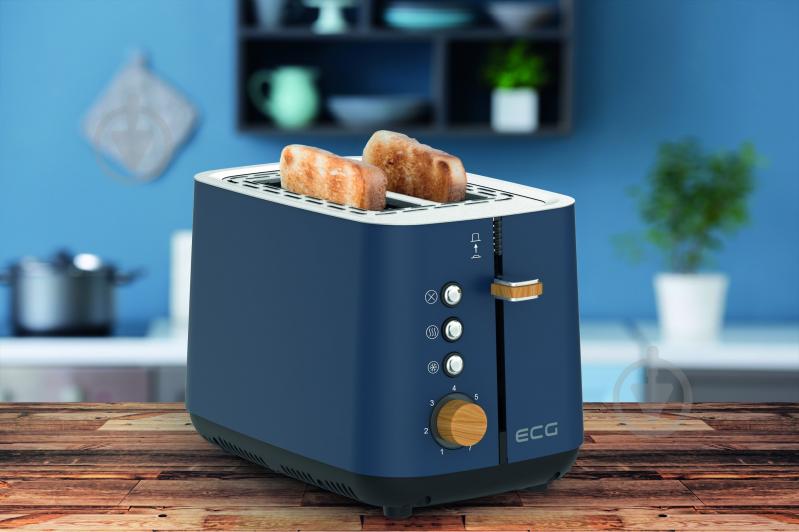 Тостер ECG ST 2768 Timber Petrol - фото 9