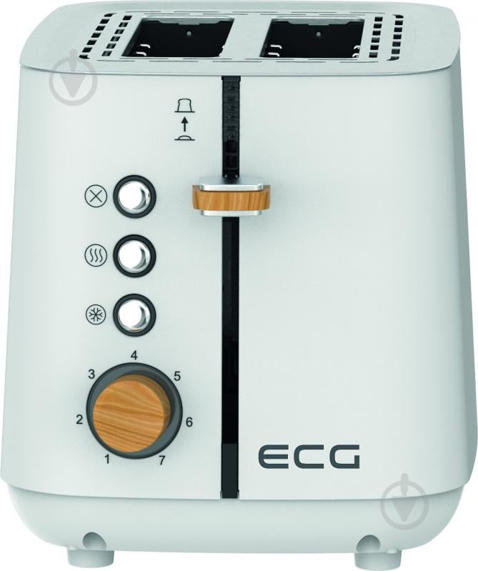 Тостер ECG ST 2768 Timber White - фото 3