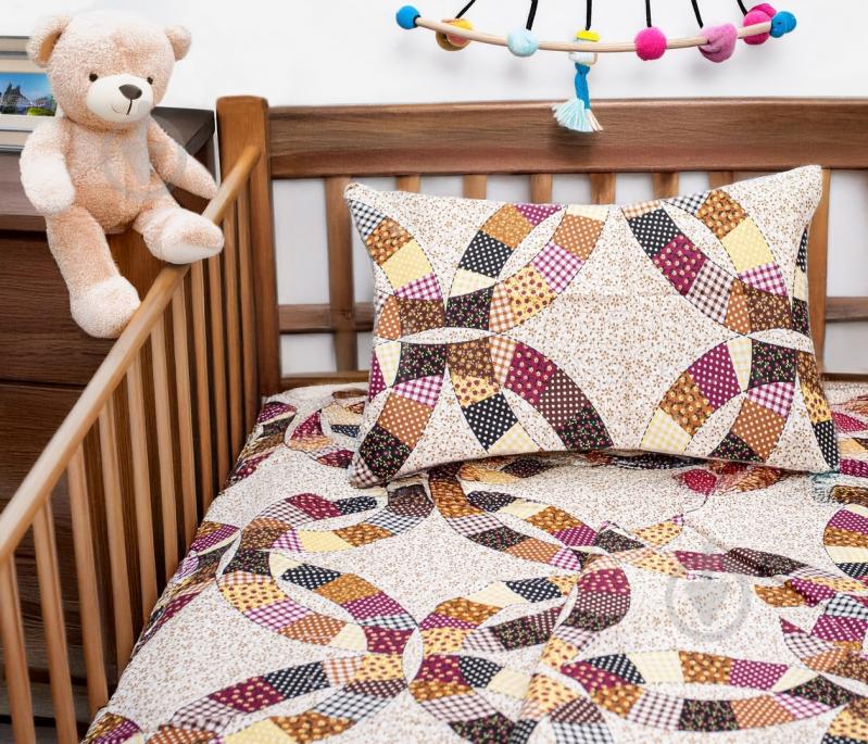 Комплект постельного белья Печворк 1,5 мульти Zastelli - фото 1
