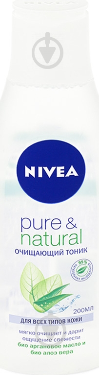 Тонік Nivea Pure & Natural очищувальний 200 мл - фото 1