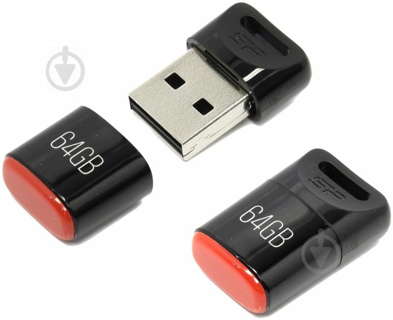 Флеш-пам'ять USB Silicon Power Touch T06 64 ГБ USB 2.0 black (SP064GBUF2T06V1K) - фото 3