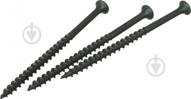 Саморез по дереву потайная головка со сверлом 4,8x89 мм зеленый вес - фото 5