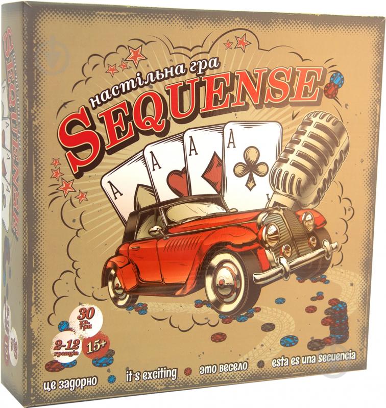 Игра настольная Strateg Sequense 30361 - фото 1 Игра настольная Strateg Sequense 30361 - фото 1