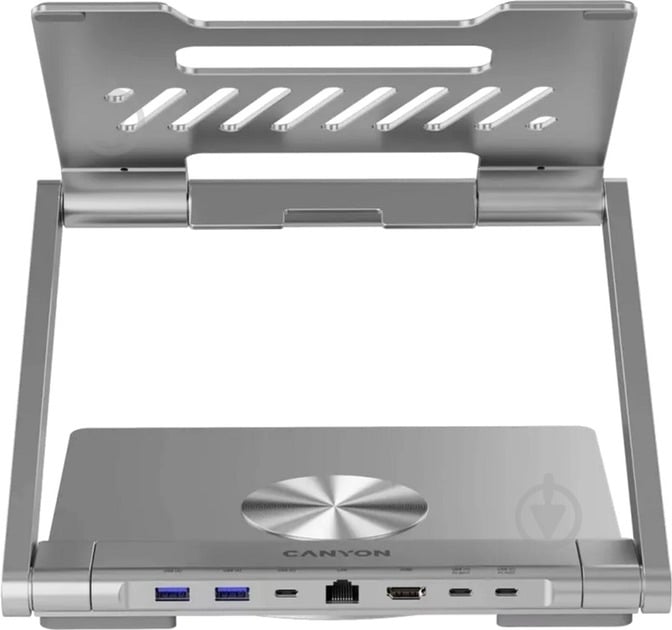 USB-хаб Canyon OnStand 2 Aluminium 6-in-1 с подставкой для ноутбука (CNS-SDS2) - фото 6 USB-хаб Canyon OnStand 2 Aluminium 6-in-1 с подставкой для ноутбука (CNS-SDS2) - фото 6