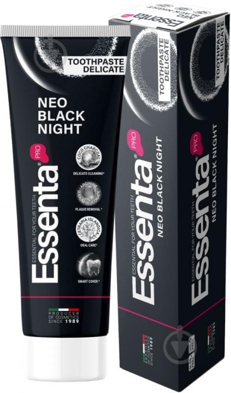 Зубна паста Essenta Pro Neo Black Night 75 мл - фото 2