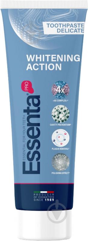 Зубная паста Essenta Pro Whitening Action 75 мл - фото 1