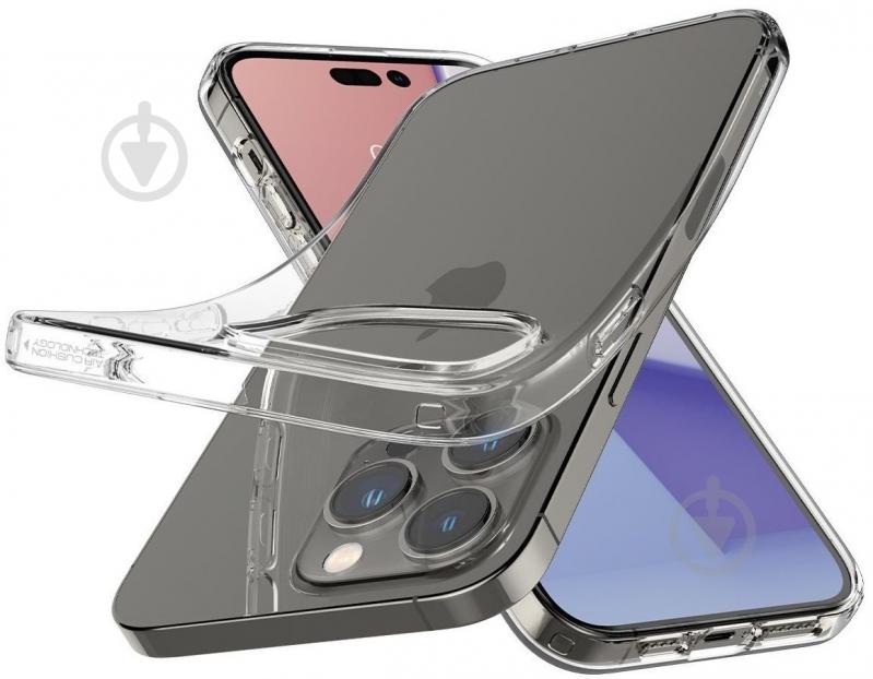 Чехол Spigen Crystal Flex для Apple iPhone 14 Pro Max crystal clear (ACS04636) - фото 5