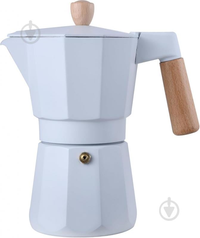 Кофеварка гейзерная Bergner Naturally, 380 мл, (BG-38195-WH) - фото 2 Кофеварка гейзерная Bergner Naturally, 380 мл, (BG-38195-WH) - фото 2