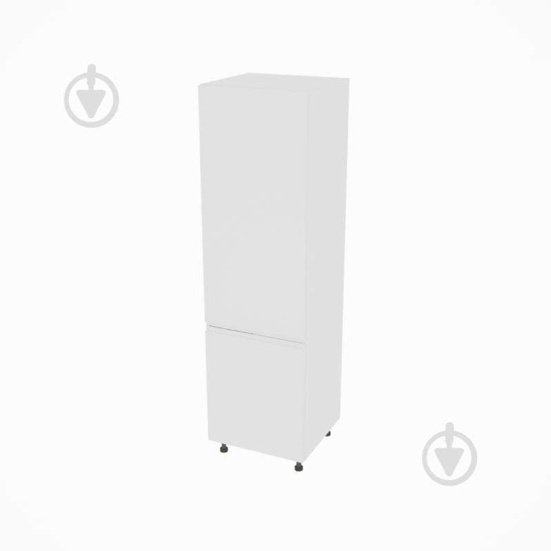 Шкаф под холодильник Влада (П 60 Х (720)правая) белый шелк/белый Світ Меблів - фото 1 Шкаф под холодильник Влада (П 60 Х (720)правая) белый шелк/белый Світ Меблів - фото 1