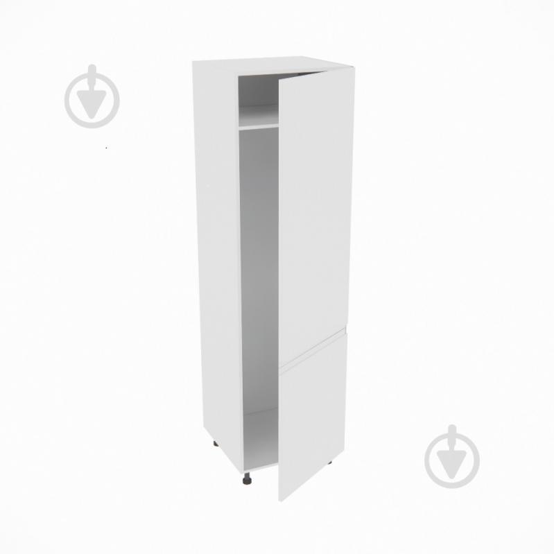 Шкаф под холодильник Влада (П 60 Х (720)правая) белый шелк/белый Світ Меблів - фото 2 Шкаф под холодильник Влада (П 60 Х (720)правая) белый шелк/белый Світ Меблів - фото 2