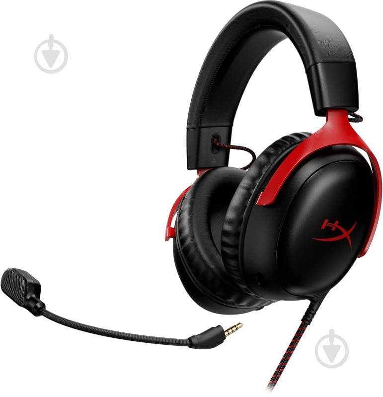 Гарнітура HyperX Cloud III black-red (727A9AA) - фото 1