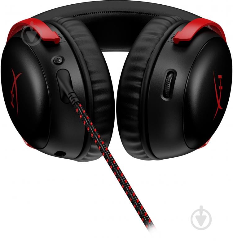 Гарнітура HyperX Cloud III black-red (727A9AA) - фото 5