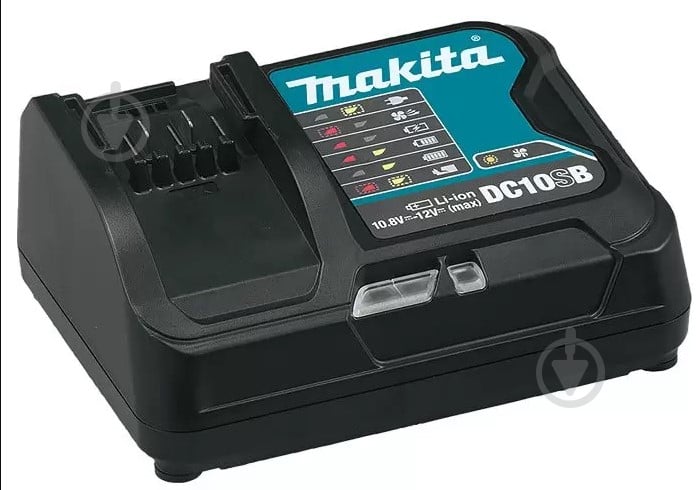 Набір акумуляторів Makita 10,8V 2Ah CXT BL1021Bx2 DC10SB Makpac 1 197658-5 - фото 2