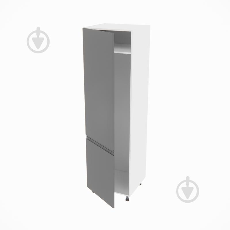 Шкаф под холодильник Влада (П 60 Х (720)левая) графит/белый Світ Меблів - фото 2 Шкаф под холодильник Влада (П 60 Х (720)левая) графит/белый Світ Меблів - фото 2