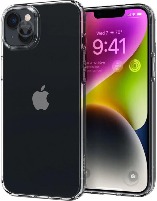 Чехол Spigen Crystal Flex для Apple iPhone 14 crystal clear (ACS04677) - фото 1