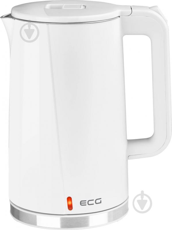 Электрочайник ECG RK 1702 Safe to Touch White - фото 1