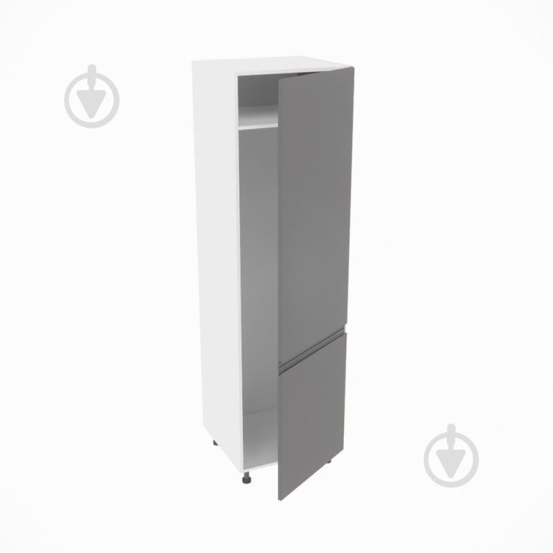 Шафа під холодильник Влада (П 60 Х (720)права) графіт/білий Світ Меблів - фото 2